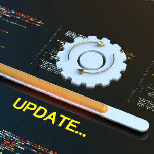 Software Update 3d concept