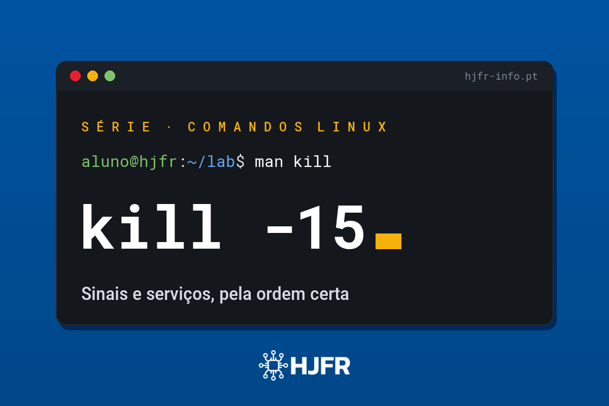 Comando kill: parar processos e serviços no Linux