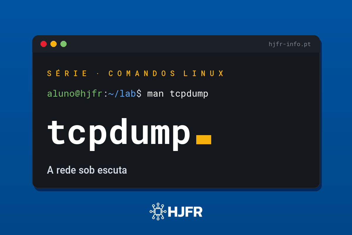 Comando tcpdump: capture e analise pacotes na rede