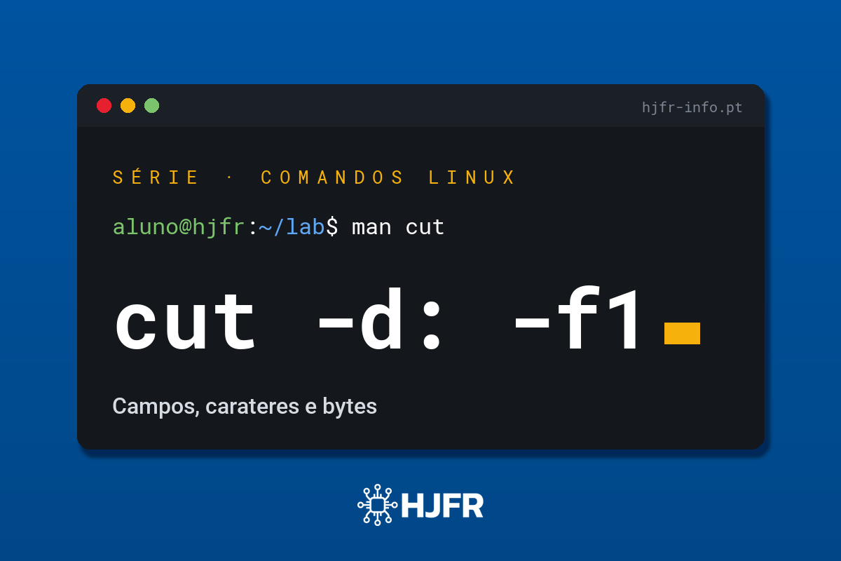 Comando cut: extrair colunas e campos no Linux